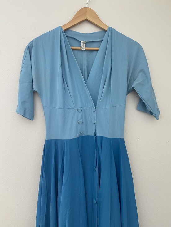 Vintage Dresses & Skirts - Vintage Blue Gown